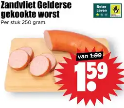 Dirk Zandvliet Gelderse gekookte worst aanbieding