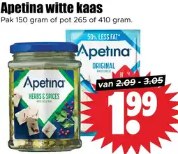 Dirk Apetina witte kaas aanbieding