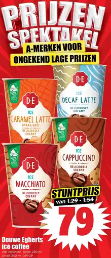 Dirk Douwe Egberts ice coffee aanbieding