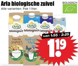 Dirk Arla biologische zuivel aanbieding