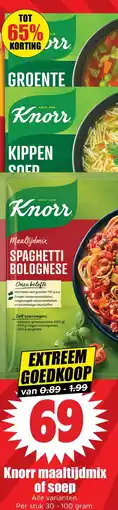 Dirk Knorr maaltijdmix of soep aanbieding