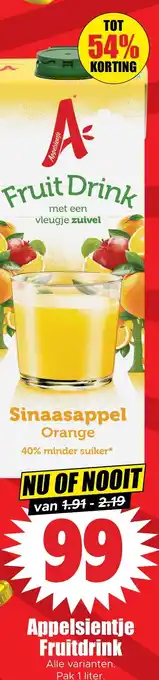 Dirk Appelsientje Fruitdrink aanbieding