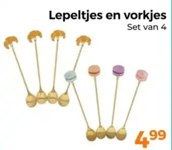 Trekpleister Lepeltjes en vorkjes aanbieding