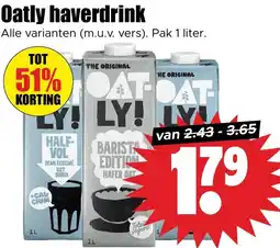 Dirk Oatly haverdrink aanbieding