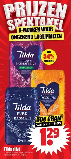 Dirk Tilda rijst aanbieding