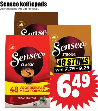 Dirk Senseo koffiepads aanbieding