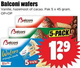 Dirk Balconi wafers aanbieding