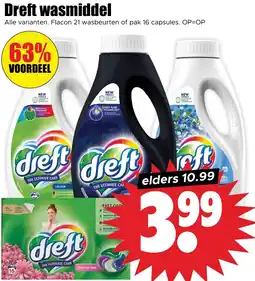 Dirk Dreft wasmiddel aanbieding