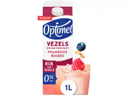 Hoogvliet Optimel Drink vezels framboos aanbieding