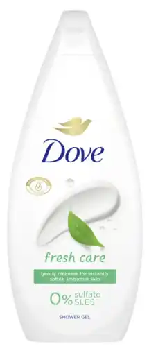 De Online Drogist Dove Fresh Care Shower Gel aanbieding
