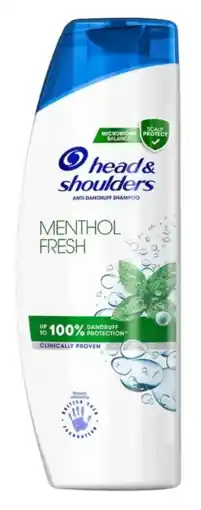 De Online Drogist Head & Shoulders Menthol Fresh Shampoo aanbieding