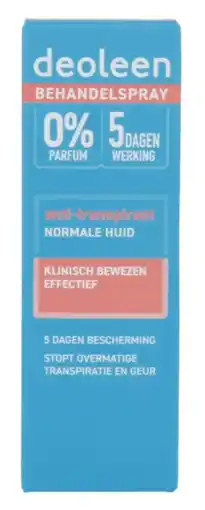 De Online Drogist Deoleen Behandelspray 5 Dagen aanbieding