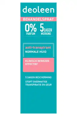 De Online Drogist Deoleen Behandelspray 5 Dagen aanbieding