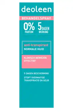 De Online Drogist Deoleen Behandelspray 5 Dagen aanbieding