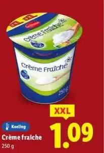 Lidl Crème fraîche aanbieding