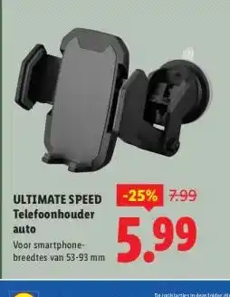 Lidl ULTIMATE SPEED Telefoonhouder aanbieding
