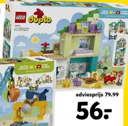 Intertoys LEGO DUPLO 3-in-1 modern woonhuis met figuren 10470 aanbieding