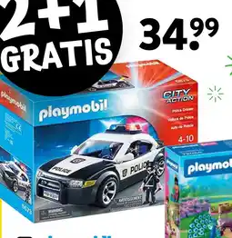 Intertoys PLAYMOBIL City Action politiewagen met zwaailicht 5673 aanbieding