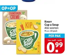 Hoogvliet Knorr Cup a Soup aanbieding