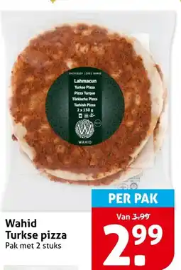 Hoogvliet Wahid Turkse pizza aanbieding
