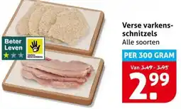Hoogvliet Verse varkens- schnitzels aanbieding