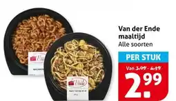 Hoogvliet Van der Ende maaltijd aanbieding