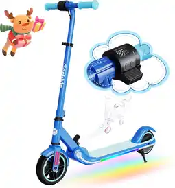 Bol.com RCB Elektrische Step Kinderen - 6.5 inch - Verlichting - 5/10/15 km/u - Blauw aanbieding