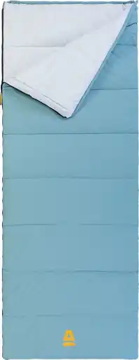 Bol.com Abbey Camp Slaapzak - Katoen - Dekenmodel - Lichtblauw - 210 x 80 cm aanbieding
