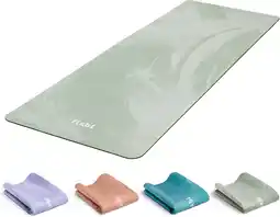 Bol.com FLXBL Yoga Mat Anti Slip - Eco Yogamat met Antislip Toplaag - Sage aanbieding