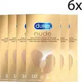 Bol.com Durex Condooms Nude 10st - 6 Stuks - Voordeelverpakking aanbieding