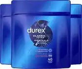Bol.com Durex Classic Natural x40 - 3 Stuks - Voordeelverpakking aanbieding
