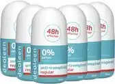 Bol.com Deoleen Anti-transpirant - Roller Regular - Deodorant - 50 ml 6 pack aanbieding