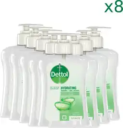 Bol.com Dettol Handzeep - Verzachtend – Aloe Vera - 250ml x8 aanbieding