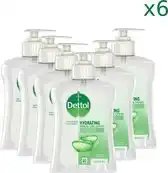 Bol.com Dettol Handzeep - Antibacterieel - Verzachtend - Aloë Vera - 6 x 250 ml aanbieding