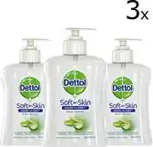 Bol.com Dettol Handzeep - Verzachtend - Aloe Vera- 250ml x3 aanbieding
