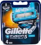 Bol.com Gillette Fusion 5 Proshield Chill - 4 Stuks aanbieding