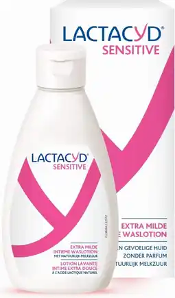 Bol.com Lactacyd Sensitive - Intieme Waslotion - Extra Gevoelig - Met Natuurlijk Melkzuur - 300 ml aanbieding