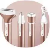 Bol.com Smart-Tech - 4 in 1 Ladyshave - Oplaadbaar - Wenkbrauw trimmer - Neus- en oor trimmer - Rose Gold aanbieding