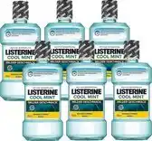 Bol.com Listerine - Cool Mint Mild Taste - 6 x 500 ml - Voordeelverpakking aanbieding