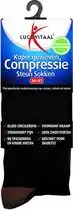 Bol.com Lucovitaal Koper compressie steunsok maat 36-41 zwart 1 Paar aanbieding