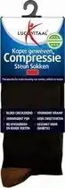 Bol.com Lucovitaal Koper compressie steunsok maat 42-47 zwart 1 Paar aanbieding