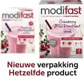 Bol.com Modifast Intensive - Milkshake - Cranberry - 440 gr aanbieding