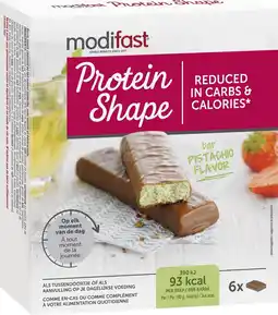 Bol.com Modifast Protein Shape - Repen - Pistache 6 x 27 gr aanbieding