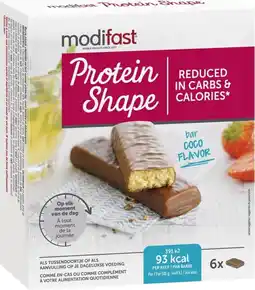 Bol.com Modifast Protein Shape - Reep - Kokos - 6 x 27 gr aanbieding