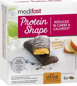 Bol.com Modifast Protein Shape - Reep Sinaas & Pure Chocolade - 6 stuks - Eiwitreep aanbieding
