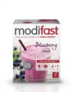 Bol.com Modifast Intensive - Milkshake - Bosbes - 8 x 55 gr aanbieding