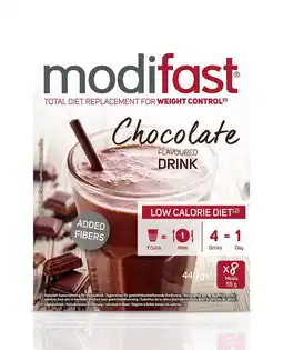 Bol.com Modifast Intensive Milkshake chocolade LCD 8X55G aanbieding
