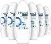 Bol.com Neutral 0% - 50 ml - Deodorant Roller - 6 stuks - Voordeelverpakking aanbieding