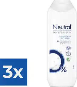 Bol.com Neutral - Shampoo - Sensitive Skin - 250ml x 3 aanbieding