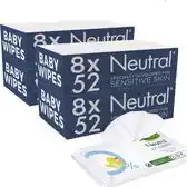 Bol.com Neutral - Baby Billendoekjes - 32 x 52 = 1664 stuks - 0% Parfum aanbieding